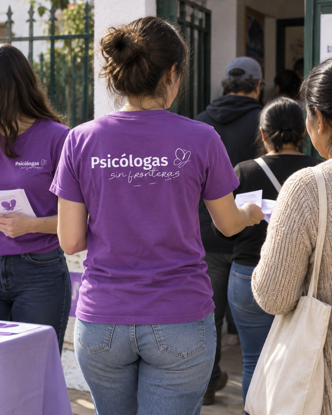 Persona voluntaria de Psicólogas sin Fronteras